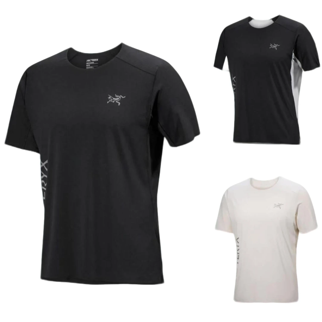 ARC'TERYX/始祖鸟Norvan Downword 字母Logo印花圆领短袖 正肩T恤