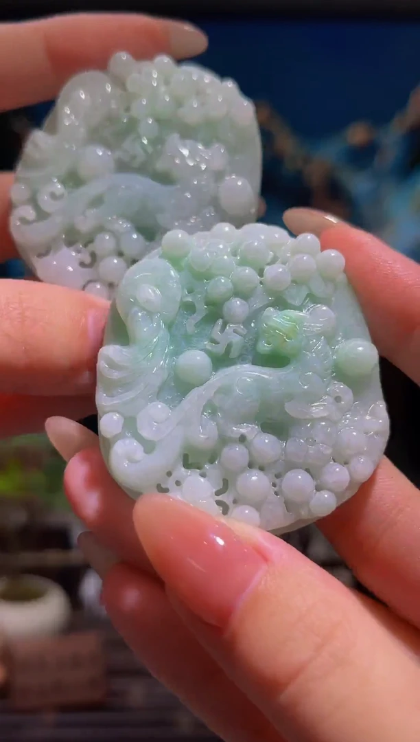 翡翠未镶嵌颈饰MFC060750多样性发其一