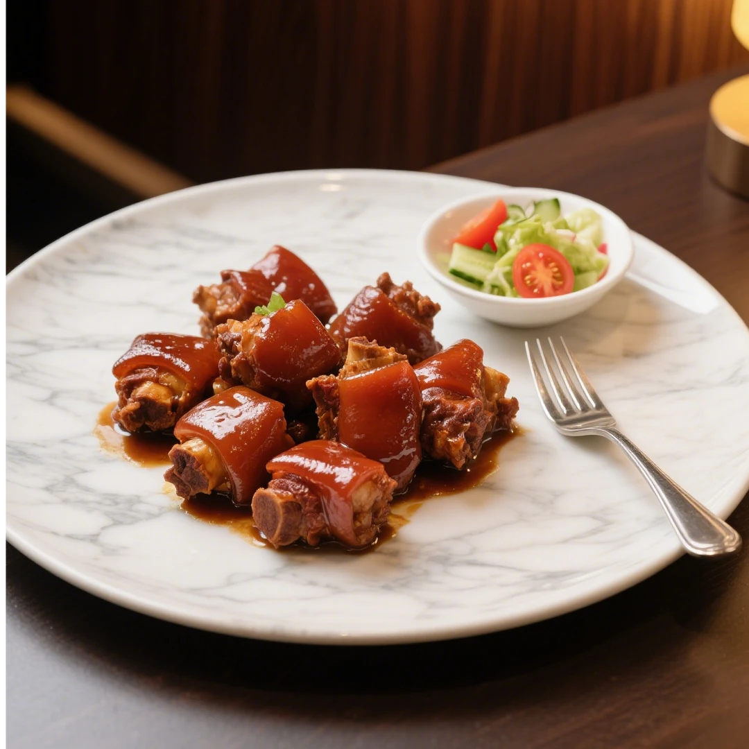 【溧阳新华厨】红烧猪脚500g小时达外卖非堂食