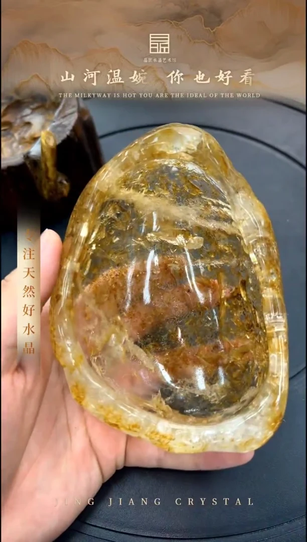 水晶珠宝半成品未镶嵌摆件JP50540