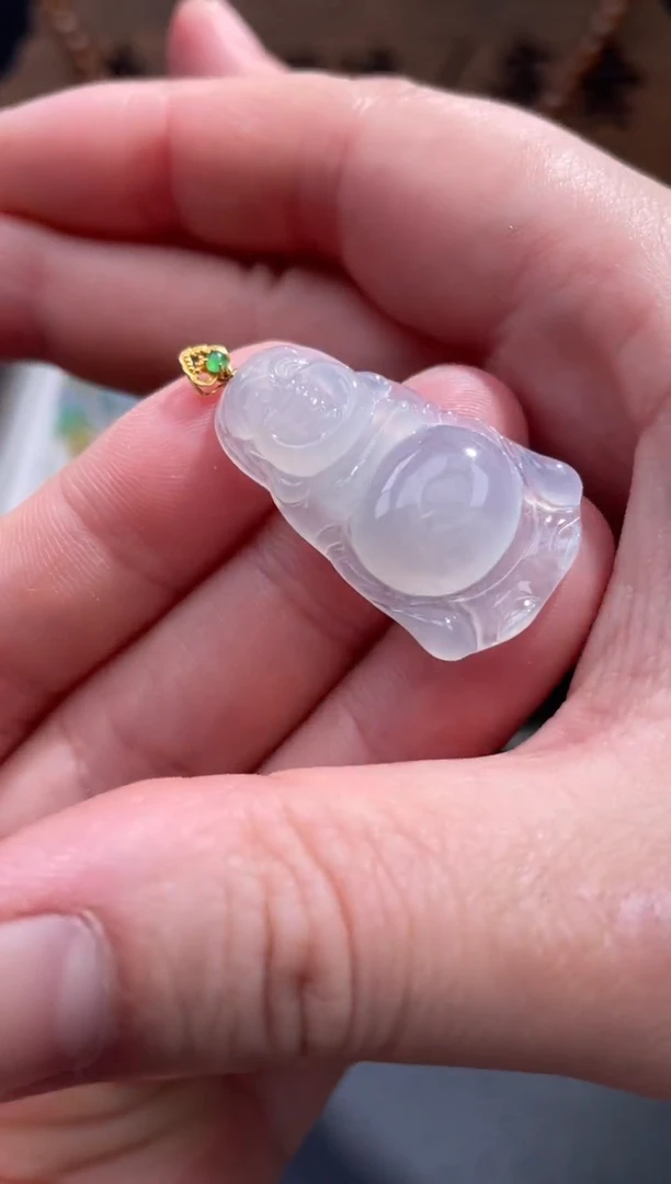 【闪购商品】翡翠颈饰18K金镶嵌23.........