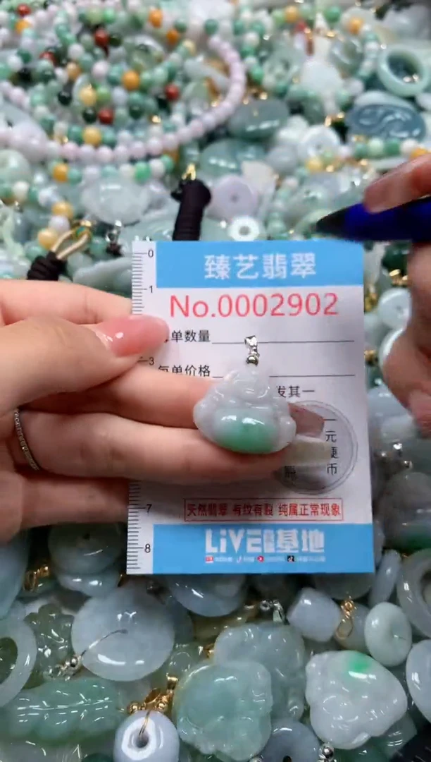 翡翠未镶嵌颈饰2902