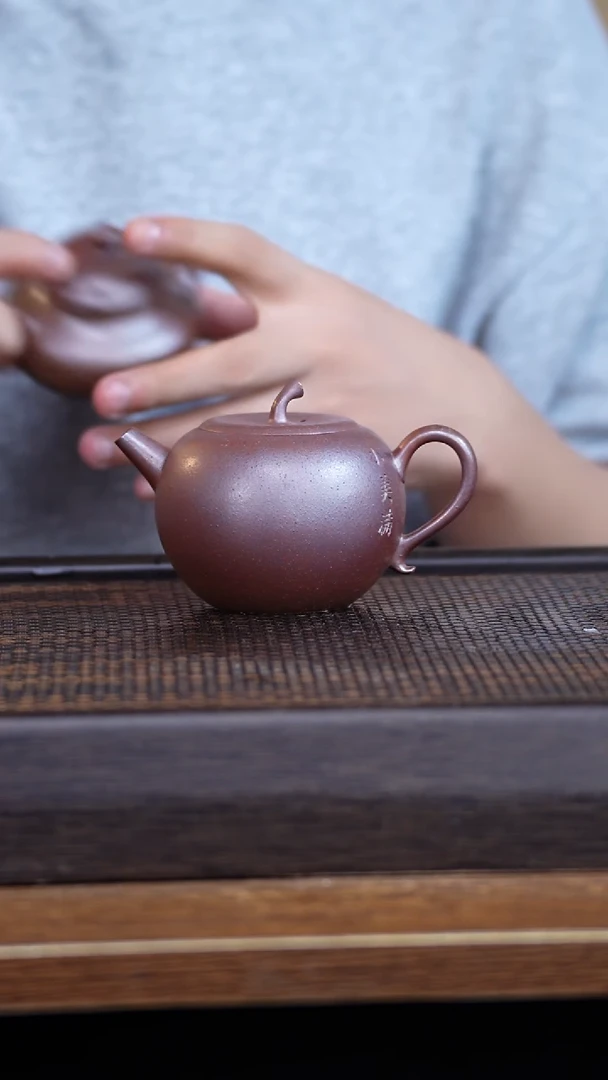 茶壶紫砂宜兴手工原矿紫砂壶001