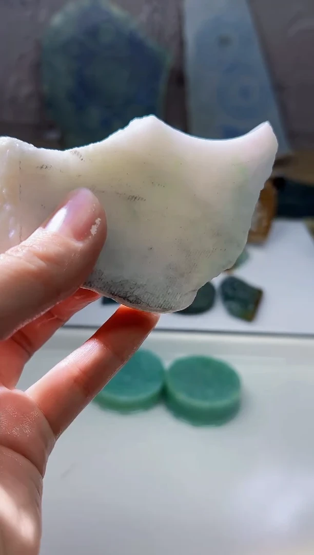 裸石翡翠天然翡翠A货玉 南 876