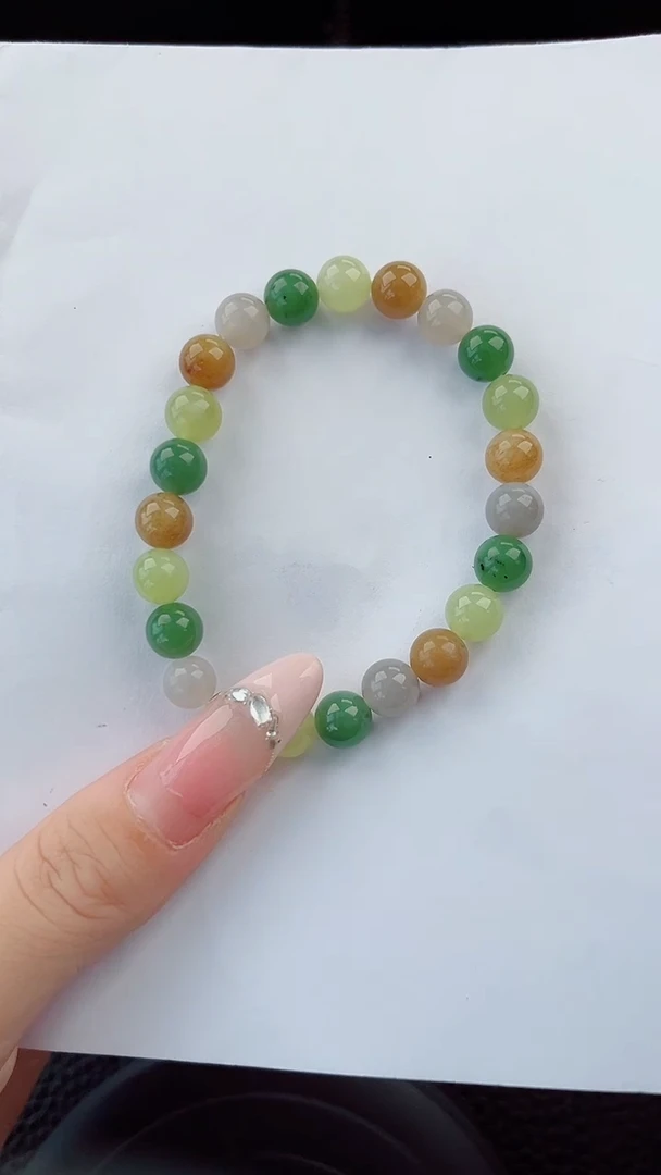 手串未镶嵌和田玉888岚钻微色差T多宝