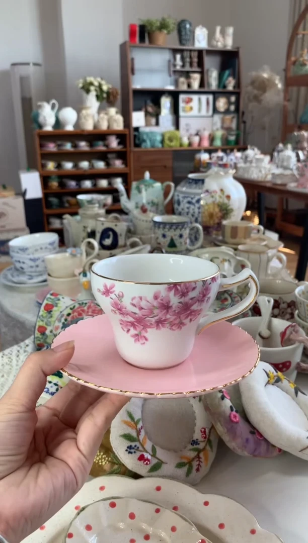 陶瓷【清仓款】樱纷纷杯碟