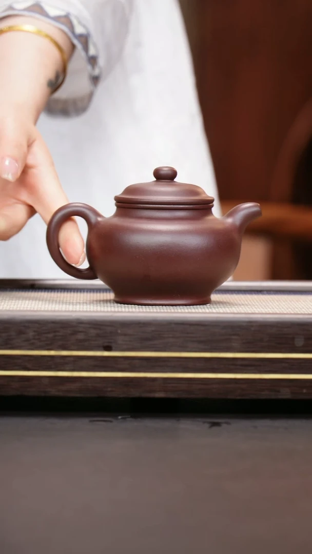 茶壶紫砂三号井底槽清  掇只