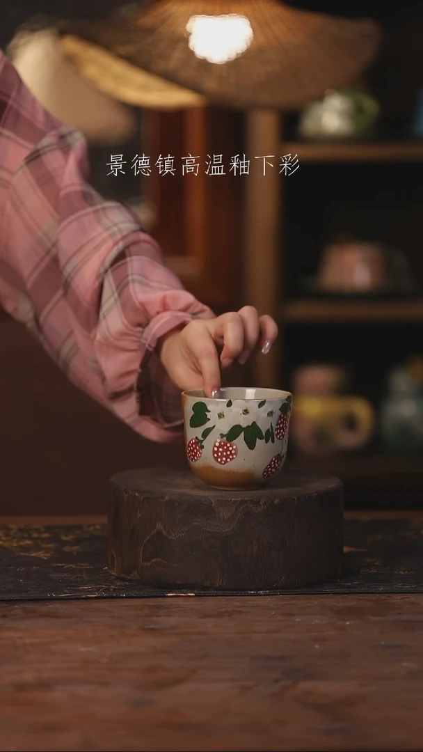 陶瓷景德镇高温釉下手绘陶瓷443