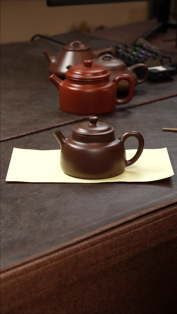 茶壶紫砂壶·29老紫泥言心150cc