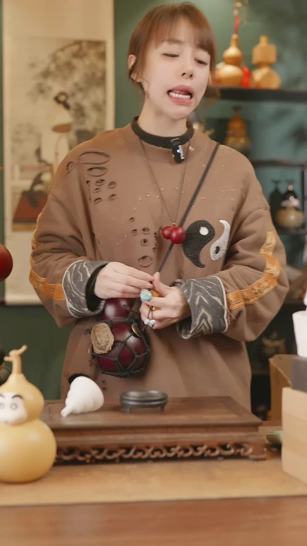 【闪购商品】261号精品天然大漆工艺防渗内胆酒葫芦~