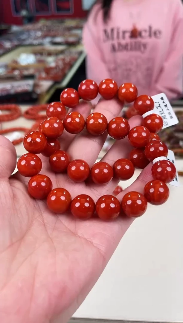 未镶嵌瓦西手串14+南红玛瑙（多样式发其一）