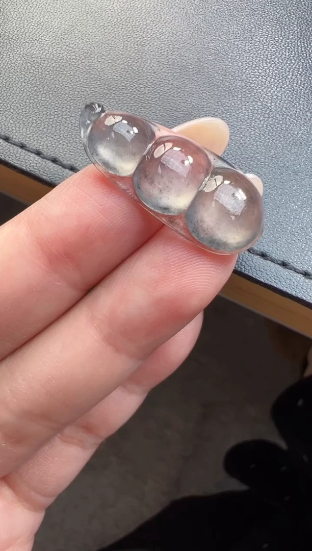 未镶嵌定制翡翠27.2*11.6*4.7豆子