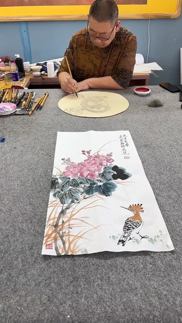 国画花鸟画；；；；；