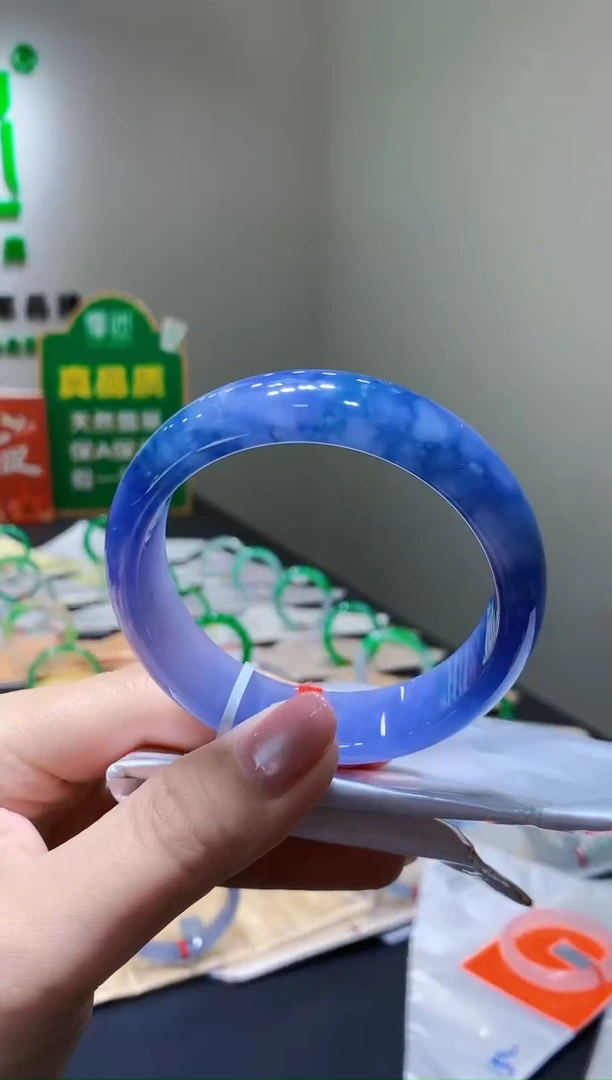 未镶嵌手镯翡翠65天然缅甸A货翡翠59正圈总价48万定金2万拆单