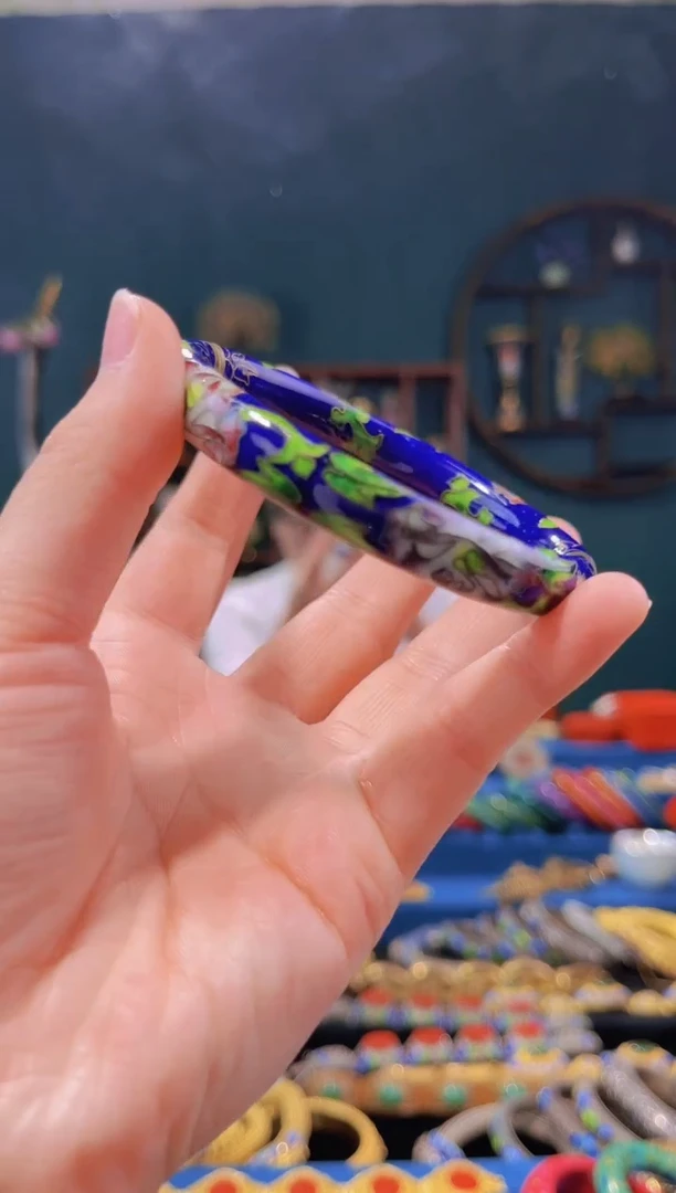 【闪购商品】景泰蓝手镯宝蓝色