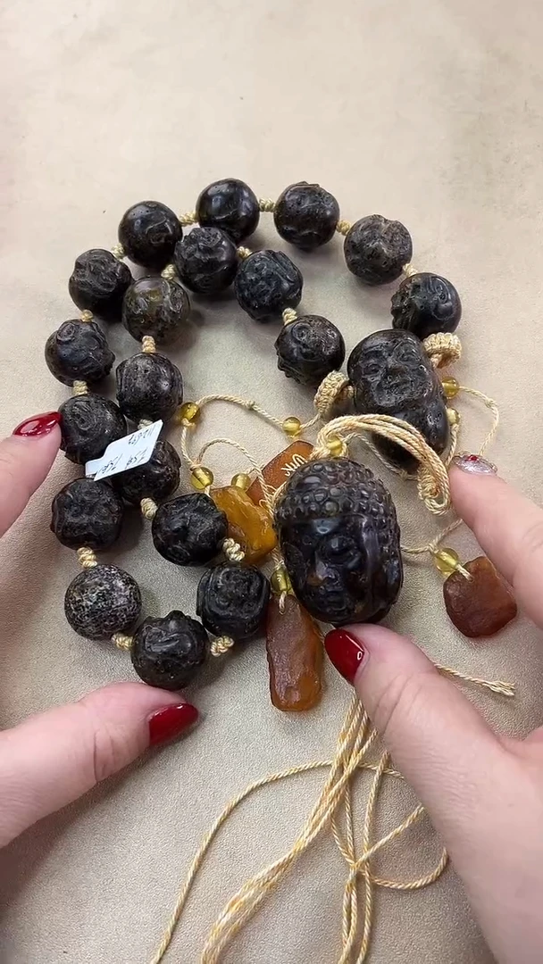 【闪购商品】琥珀颈饰未镶嵌项链