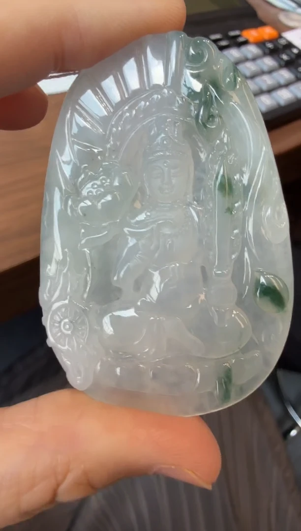 翡翠挂件未镶嵌A货翡翠多样性孤品