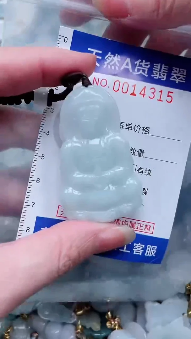 翡翠未镶嵌吊坠(不含链)1