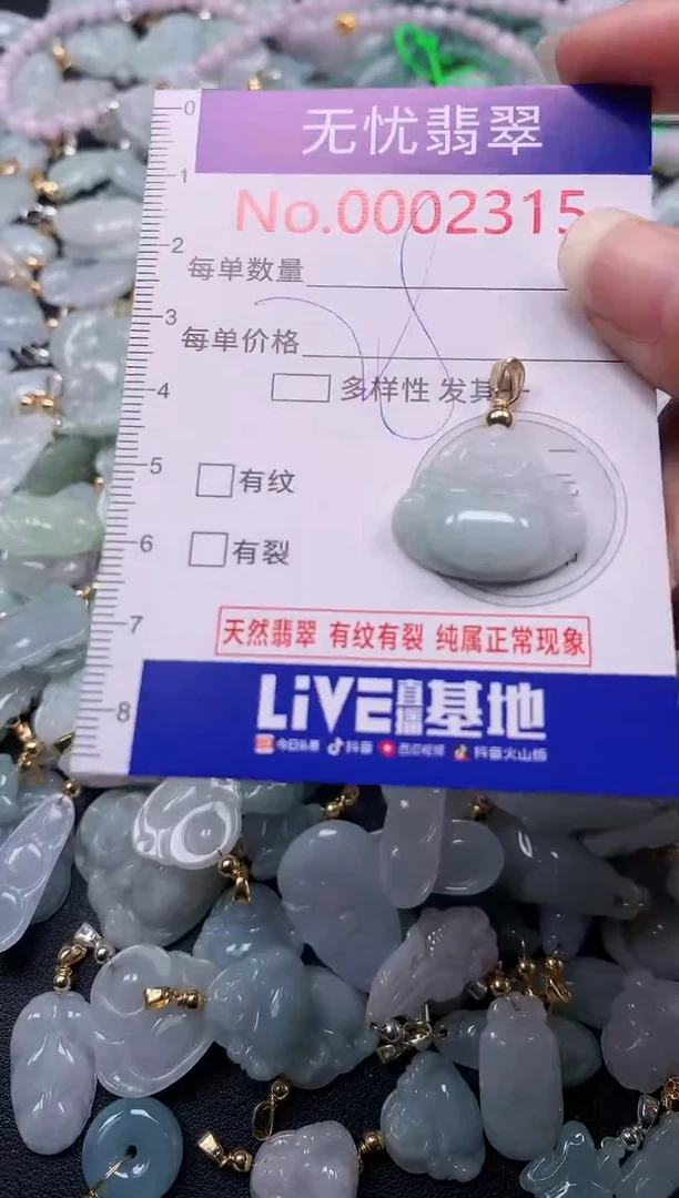 吊坠(不含链)未镶嵌翡翠2315