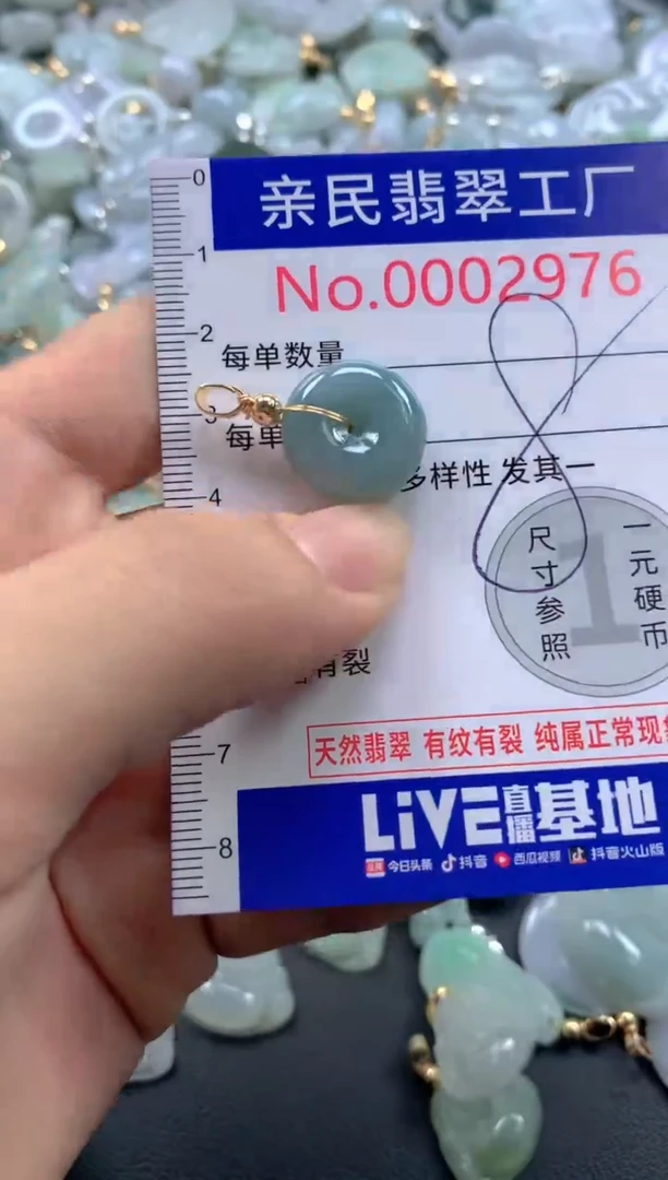 颈饰未镶嵌翡翠2976