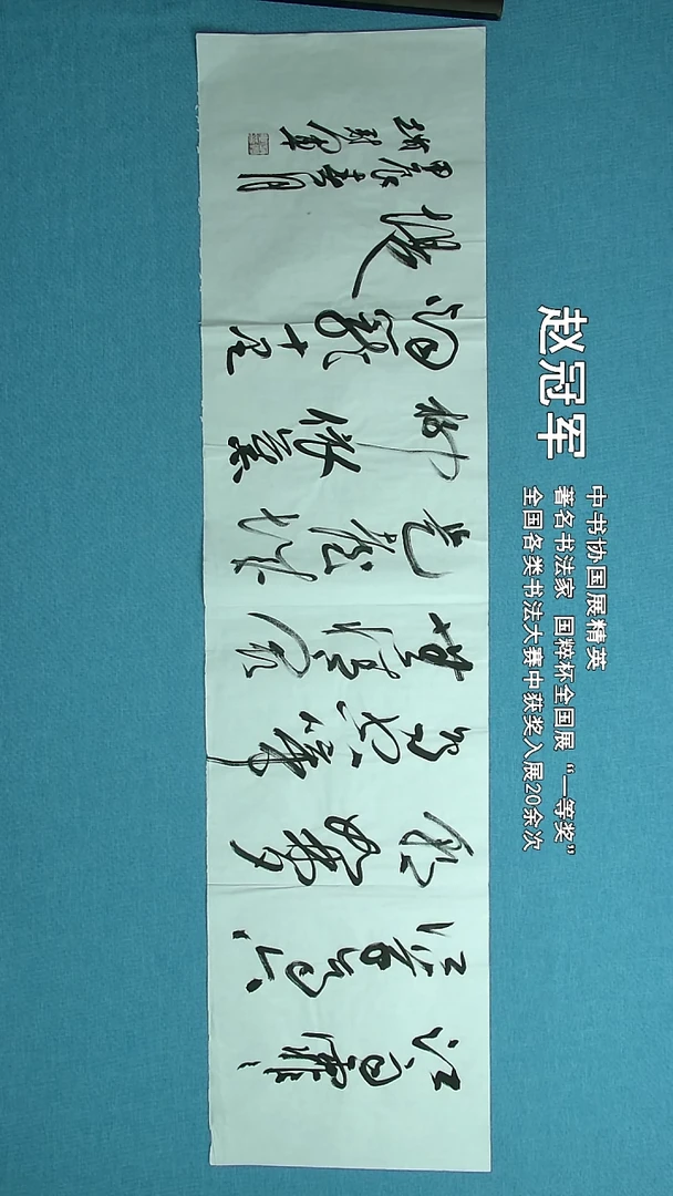 【闪购商品】书法228 上海赵冠军中书协138*34