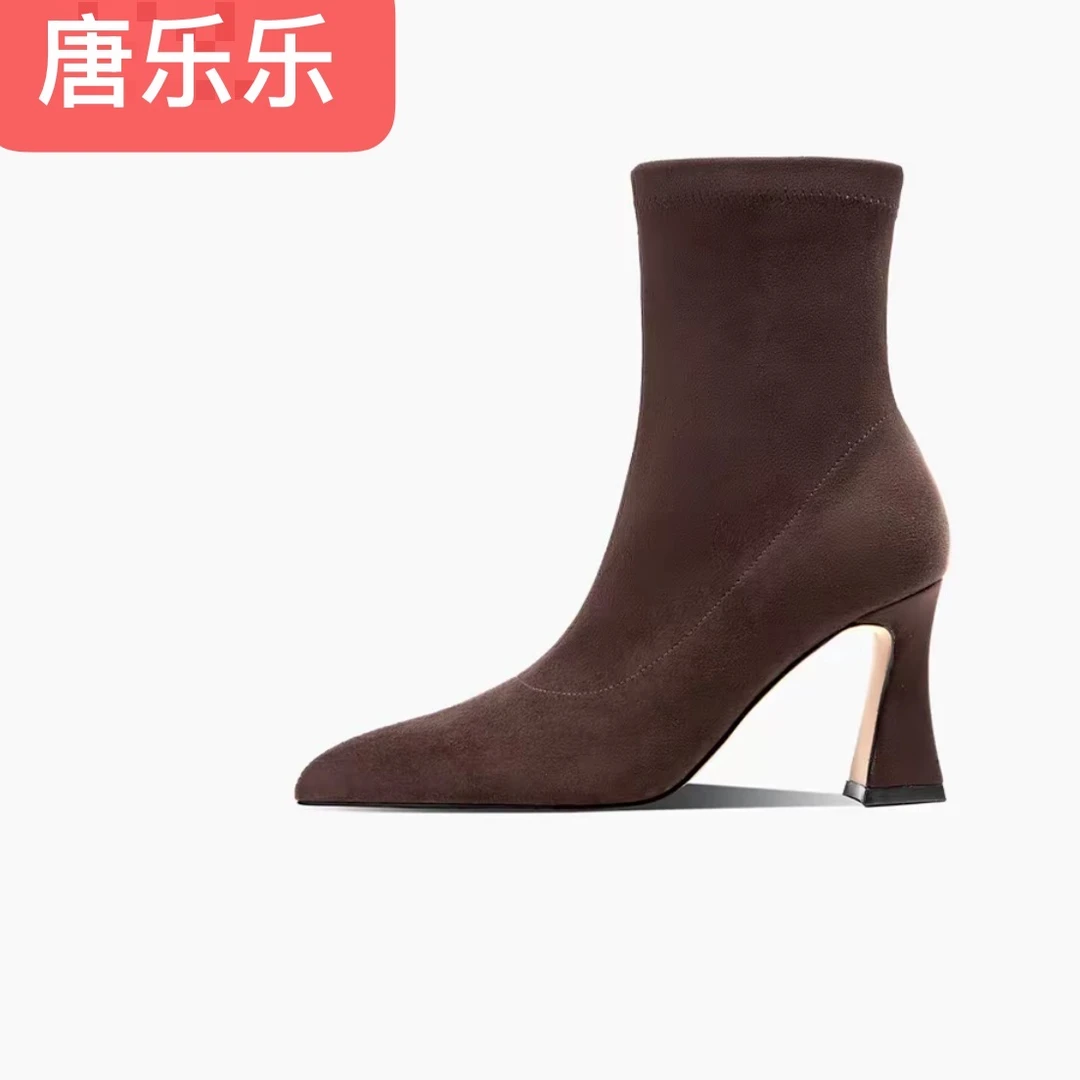 唐乐乐丨25new新款系列高跟长靴细跟尖头时尚女鞋 6171