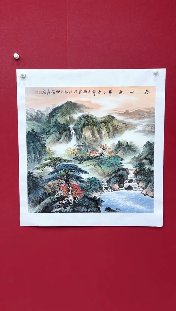 国画国画绘画山水花鸟