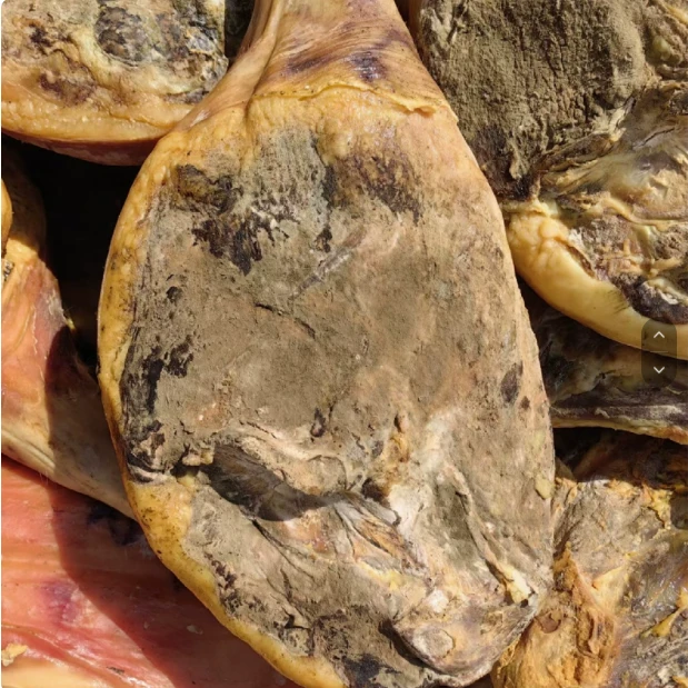 云南特产农家土猪三年风干老火腿整只腊味送礼佳品毛腿整只发货