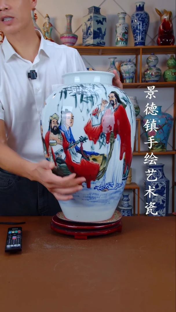 现代景德镇手工手绘陶瓷摆件72