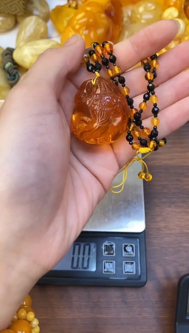 裸石琥珀未镶嵌天然琥珀蜜蜡