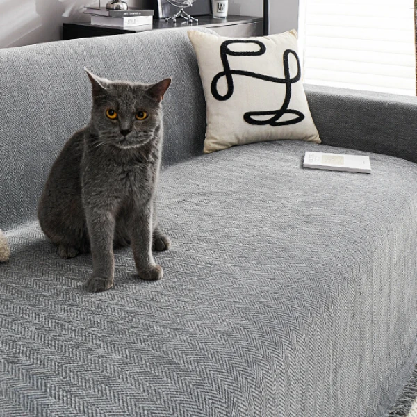 虹原风尚防猫抓沙发盖布2025年新款沙发巾防滑轻奢高级感四季通用