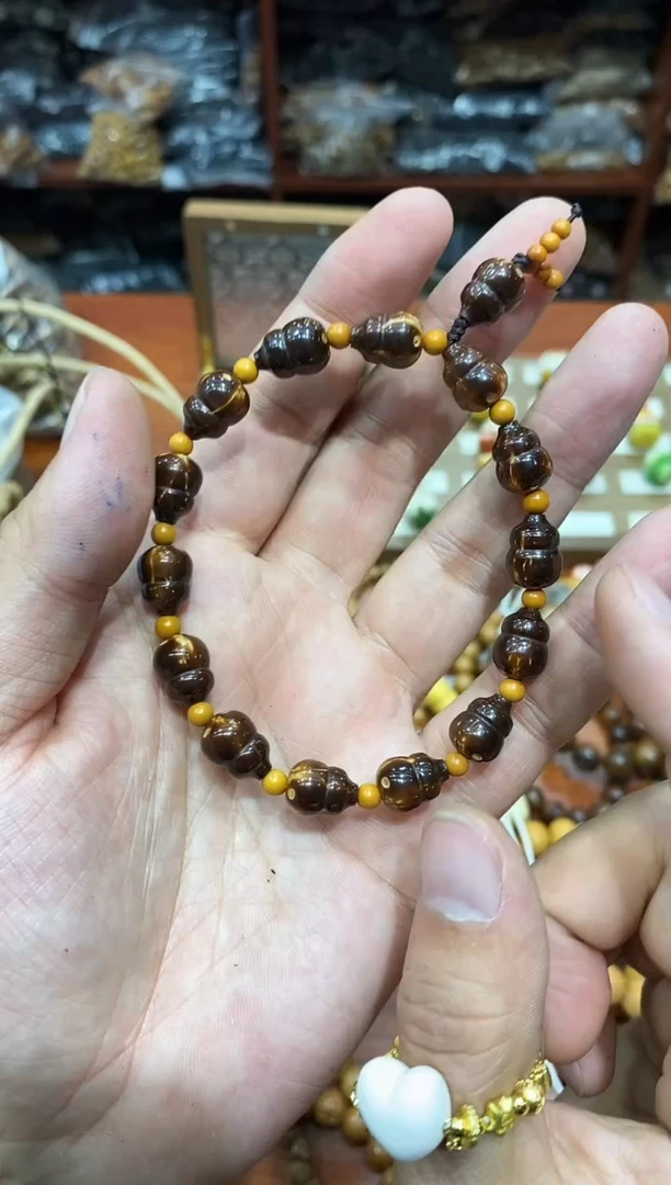 非洲檀香手串/手链紫金鼠葫芦单圈