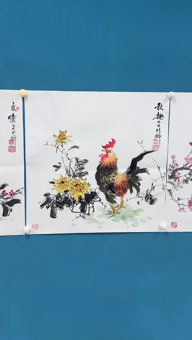 国画10.27-馆藏-颜新辉-斗方-69
