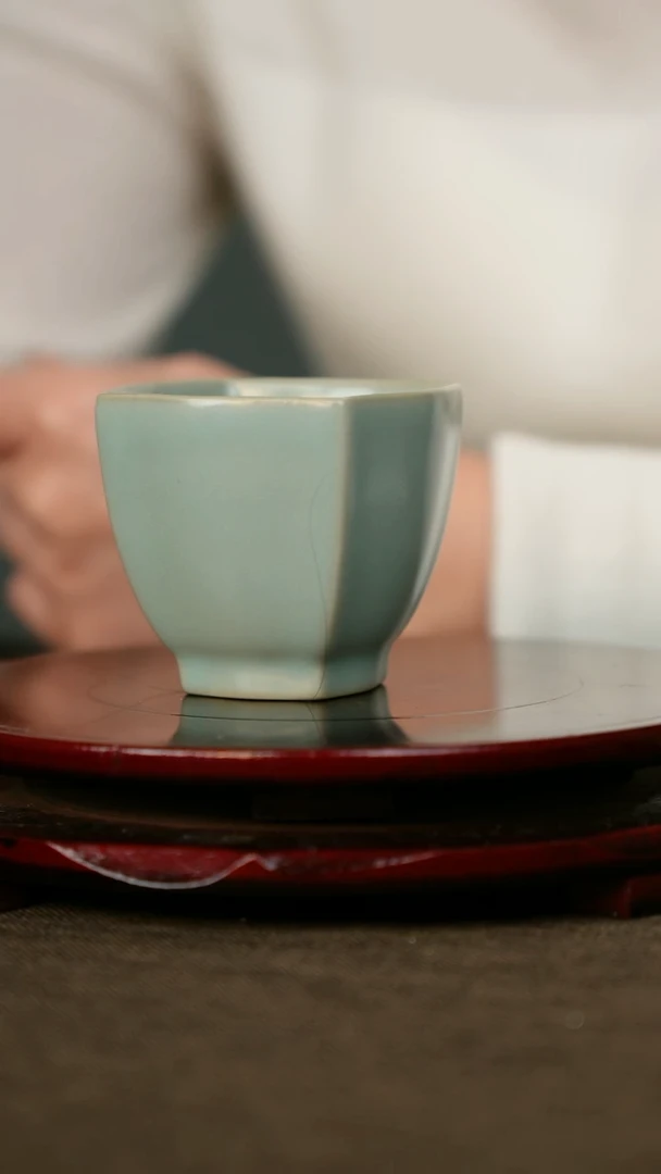 全品 四方杯 支钉烧 无底款