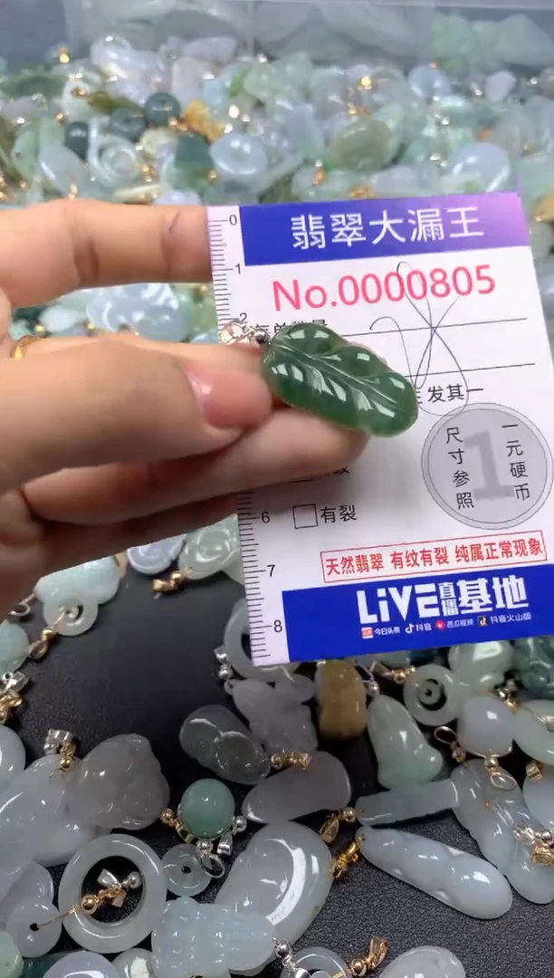 颈饰未镶嵌翡翠805