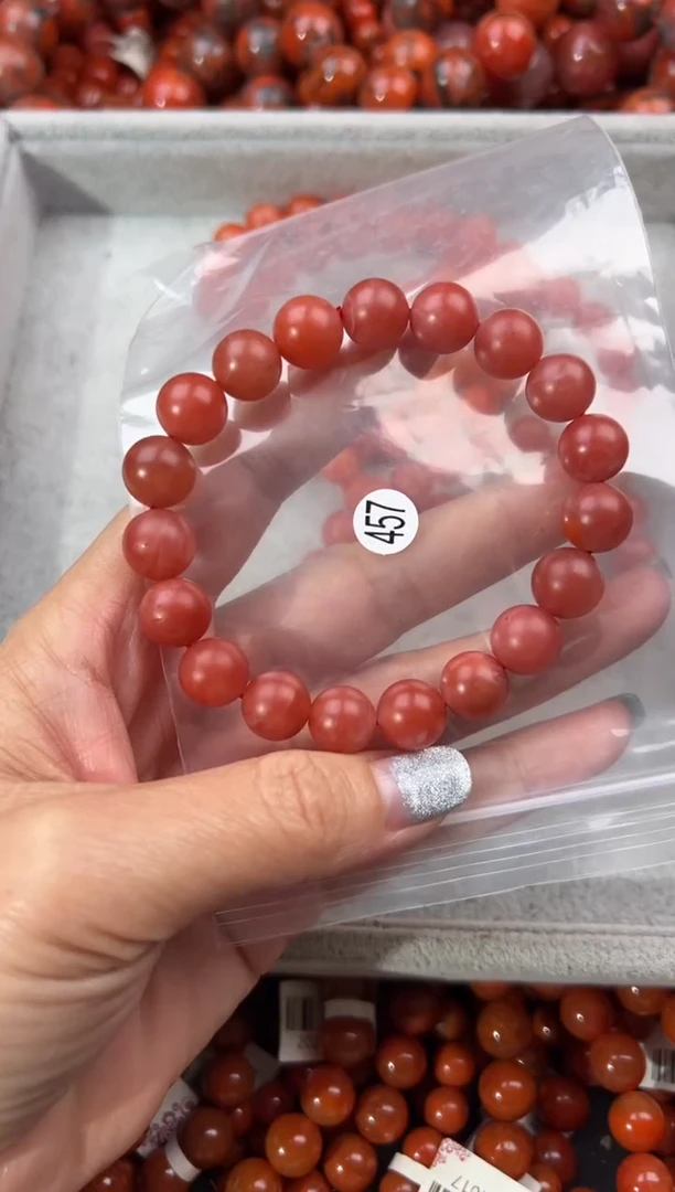未镶嵌手串南红玛瑙10+