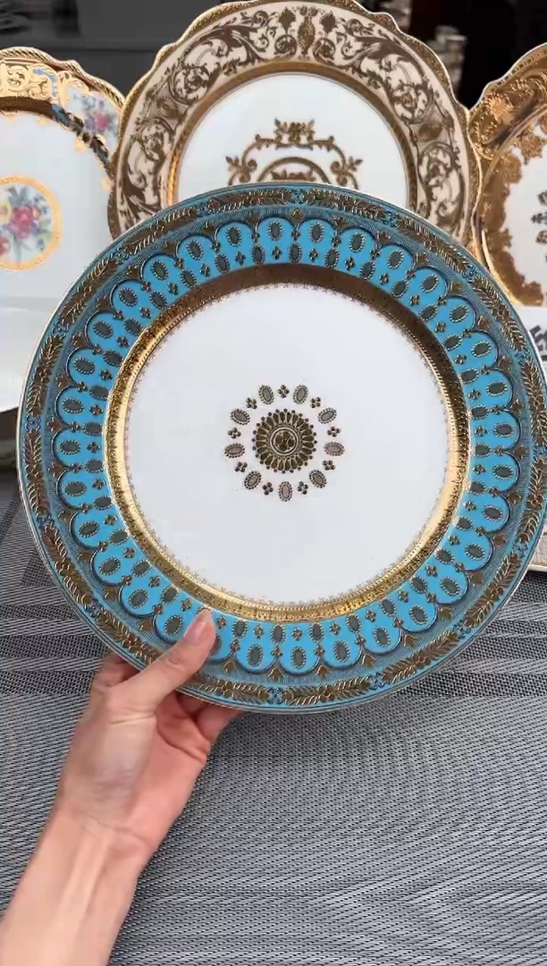 【闪购商品】瓷片10.5英寸平盘春节活动价微瑕