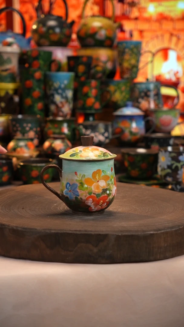 油画   釉下彩   杯子