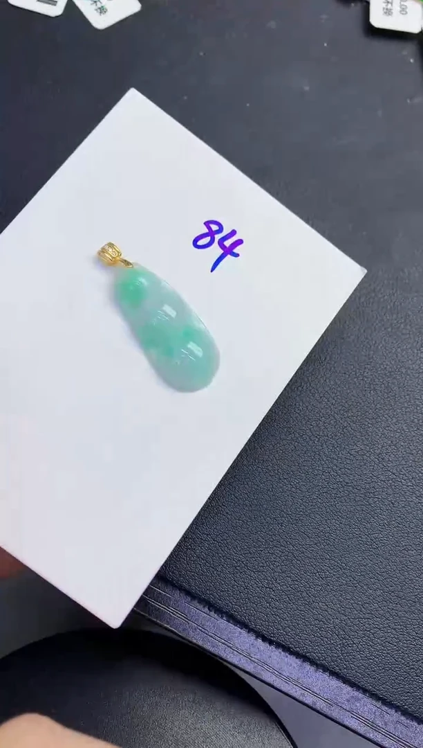 颈饰未镶嵌翡翠缅甸天然翡翠A货