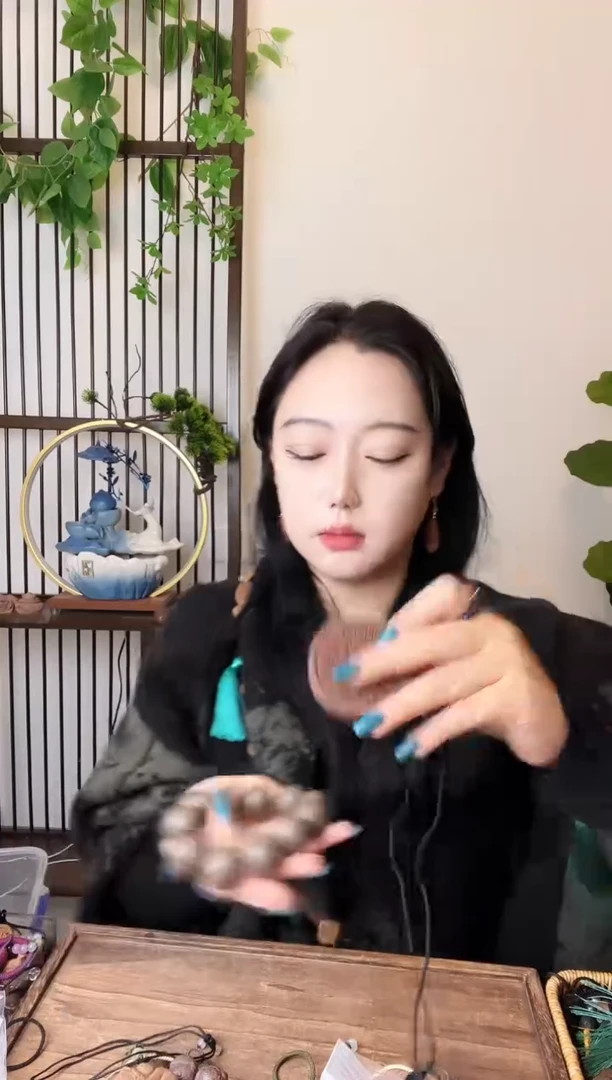 珠串白*浅真元手串  加沉香固本小鹿