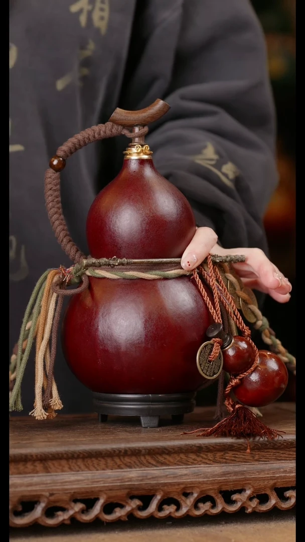 45号精品天然大漆酒葫芦一物一拍~