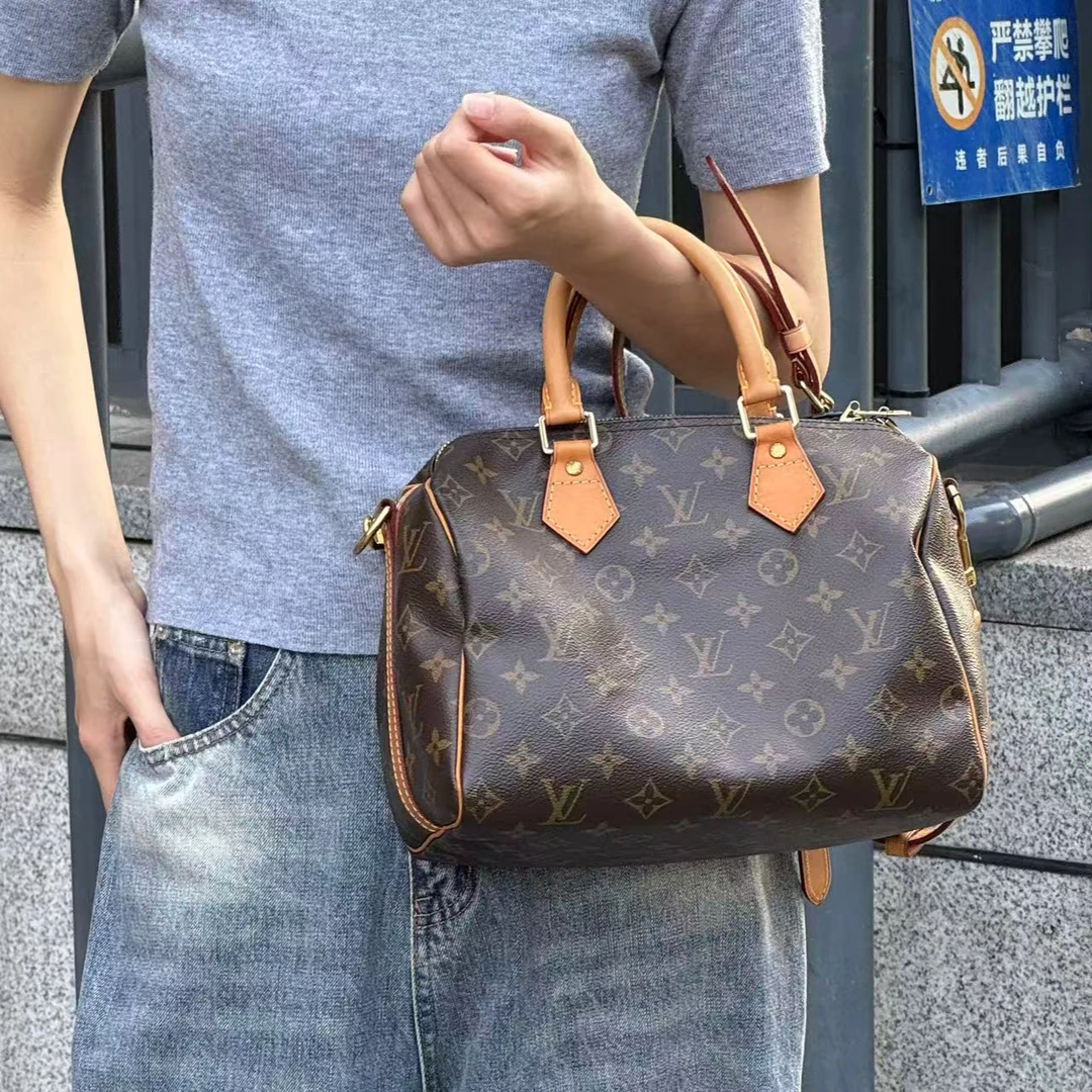 95新 LouisVuitton/路易威登 15153547 LVspeedy25肩带款  25*19