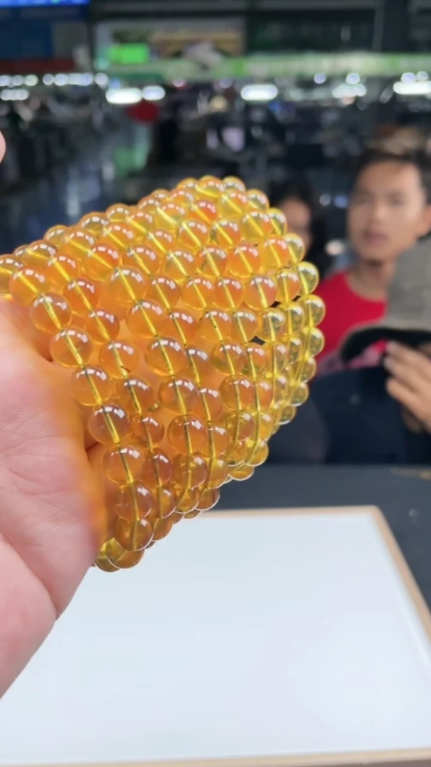 未镶嵌蓝珀手串-7.7-2483-2P16-多样性/发其一