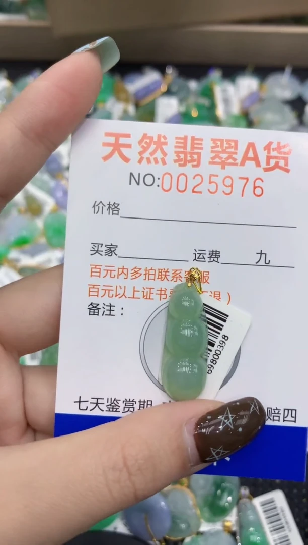 【闪购商品】翡翠颈饰18K金镶嵌11111111111