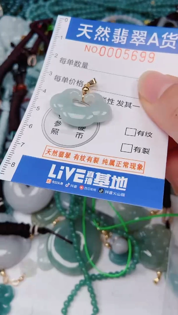 颈饰未镶嵌翡翠00005699