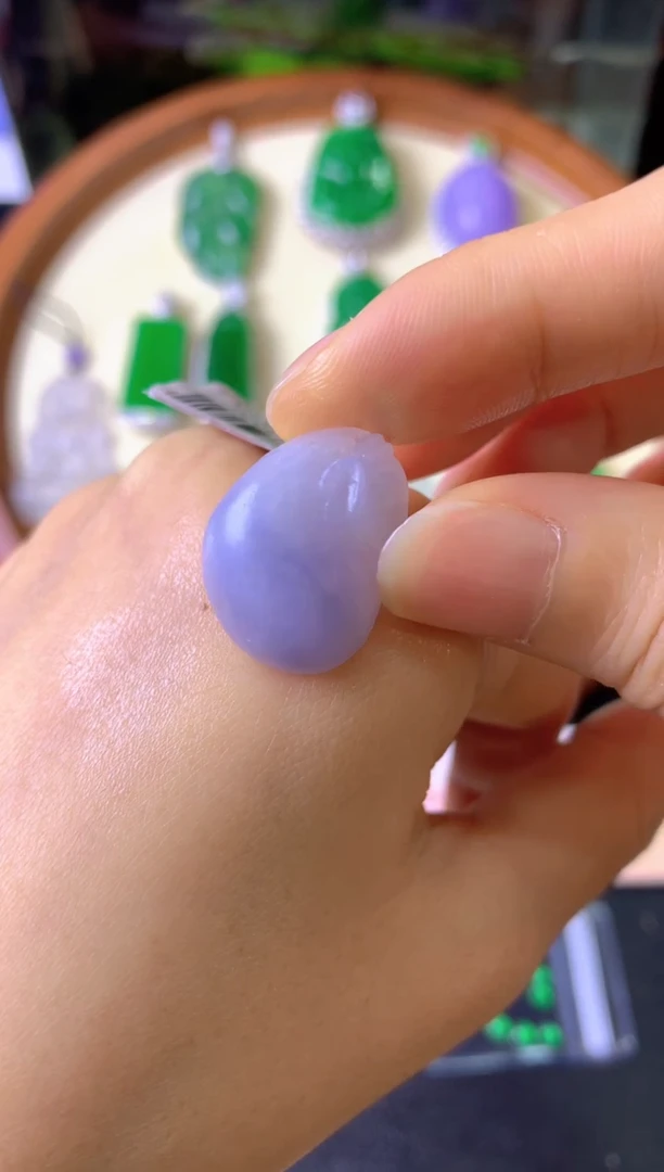 未镶嵌定制翡翠明*毛货抛光