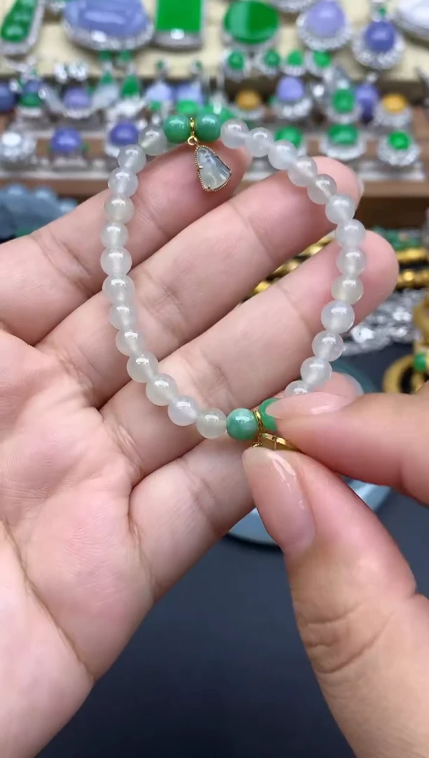 未镶嵌手链翡翠91-春日珠宝