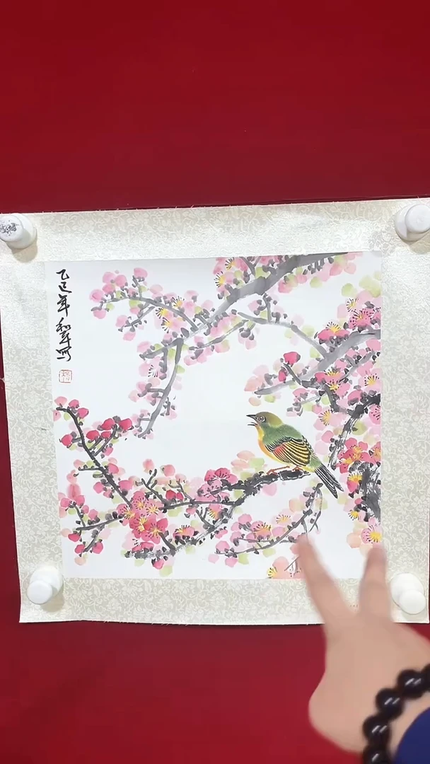 国画国画Y-杨和平花鸟1平尺