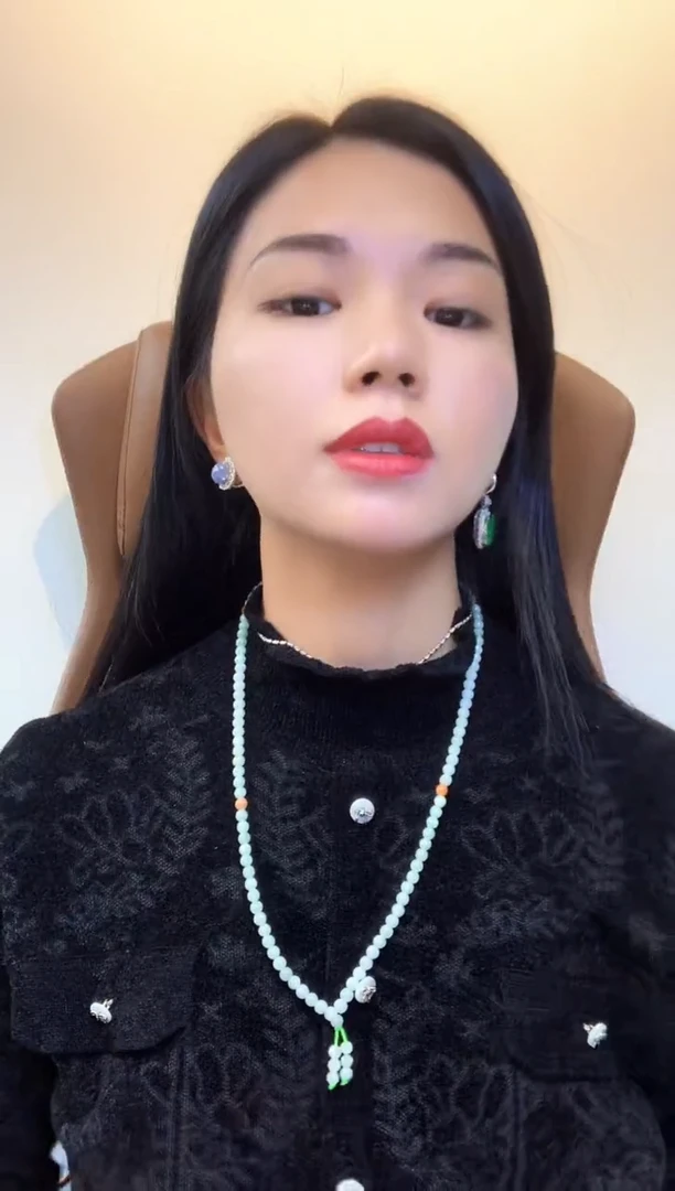 颈饰未镶嵌翡翠翡翠A货