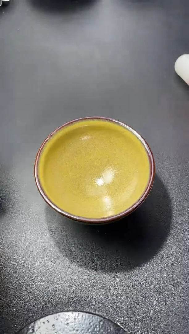 茶盏205叶紫建盏叶紫